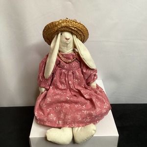 Handmade Country Bunny Shelf Sitter